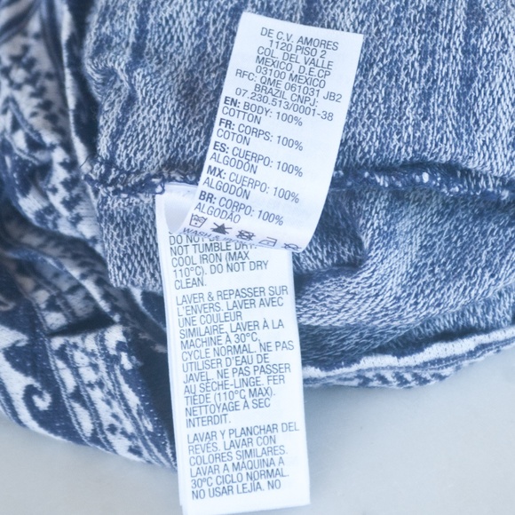 Roxy Blue Wave Print Open Side Cotton Romper - Picture 11 of 12